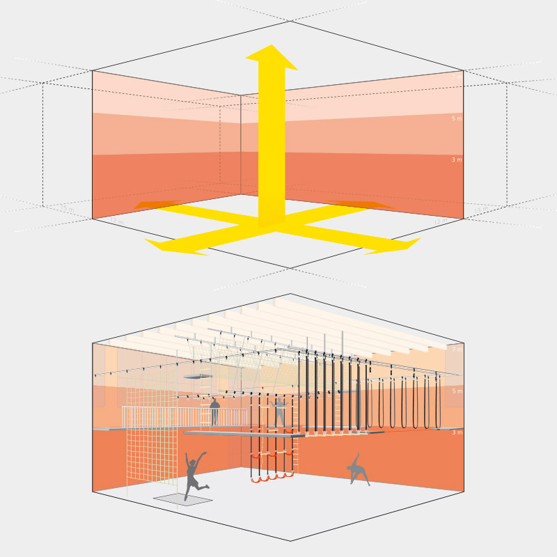 Illustrationen eines Raumnutzungskonzepts für die Gebr. Hagedorn GbR, Bad Essen – Grafikdesign aus Leipzig