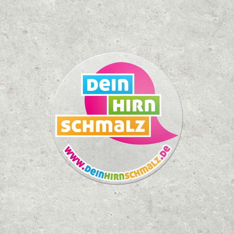 Aufkleber als Werbemittel für ein Projekt der Q3. Quartier für Medien.Bildung.Abenteuer gemeinnützige GmbH, Traunstein – Grafikdesign aus Leipzig