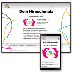 Website für ein Jugendprojekt der Q3. Quartier für Medien.Bildung.Abenteuer gemeinnützige mbH, Traunstein